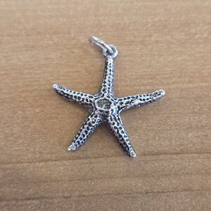 Silver Starfish Pendant